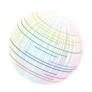 sphère colorée